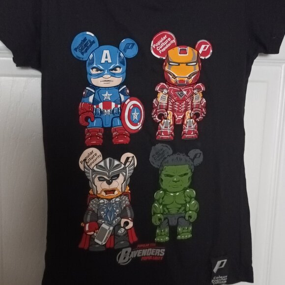 COLOUR POPULAR CULTURE THE "B" AVENGERS WOMEN'S TEE - Picture 1 of 2